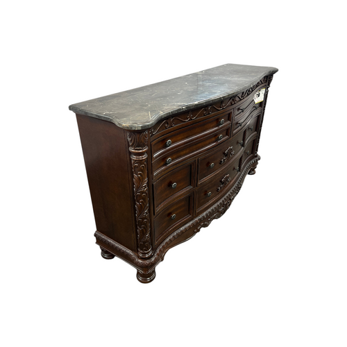 Oasis Home Patterson Solid Wood Indoor Dresser with Marble Top, image 14
