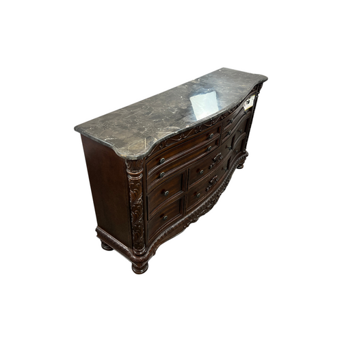 Oasis Home Patterson Solid Wood Indoor Dresser with Marble Top, image 15