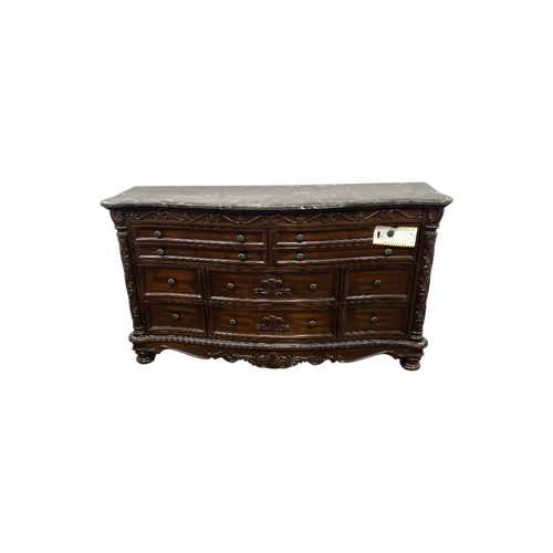Oasis Home Patterson Solid Wood Indoor Dresser with Marble Top, image 20
