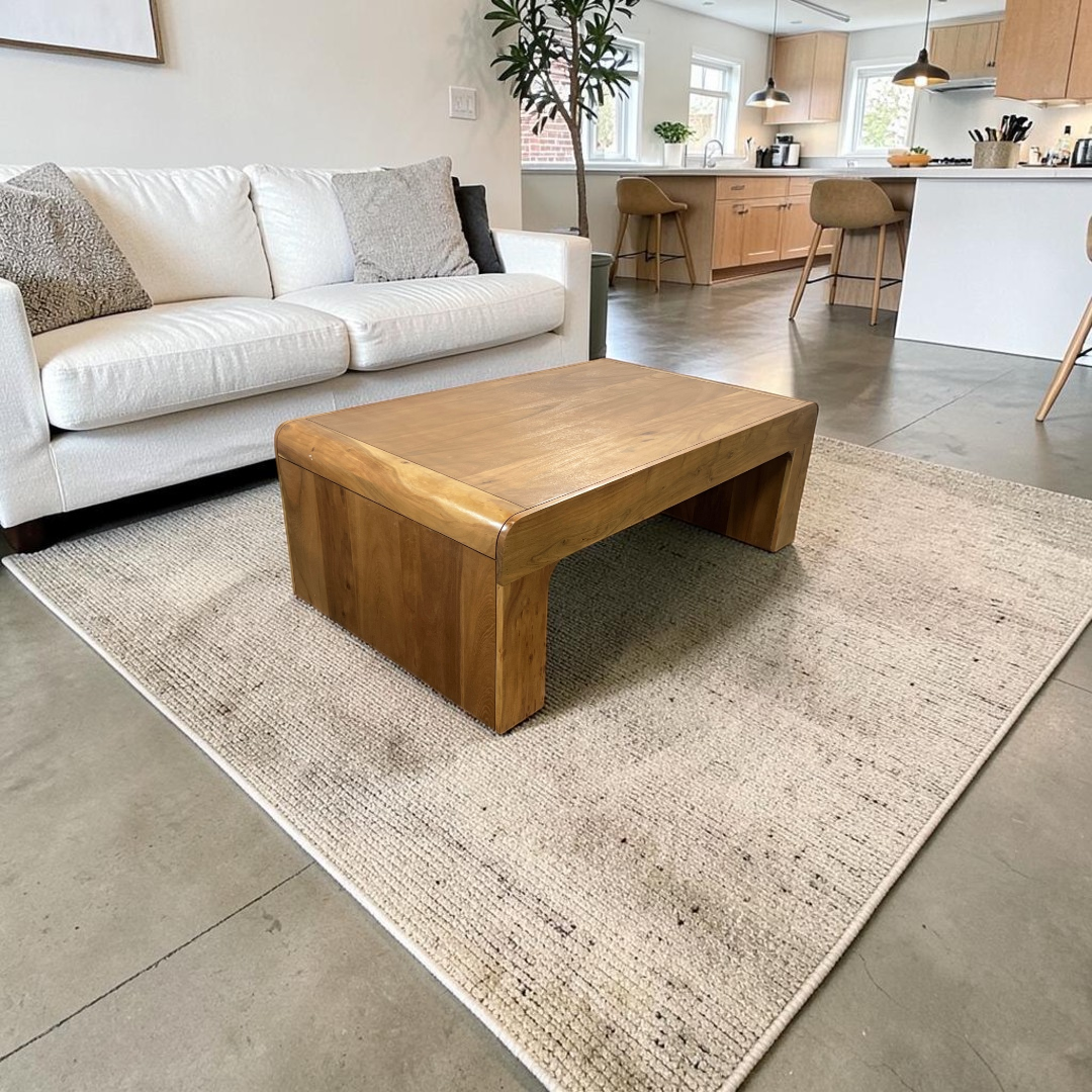 Joss & Main Runi Solid Wood Single Coffee Table
