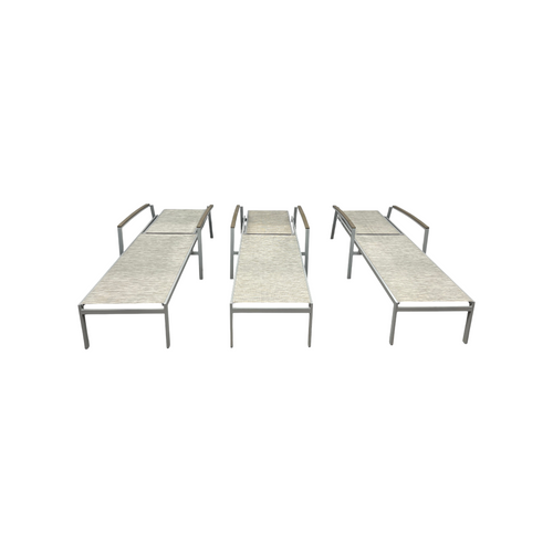 Oxford Garden Travira Outdoor Rust-Resistant Metal Chaise Lounge Set (Set of 3), image 3