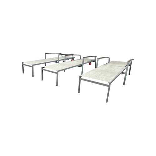 Oxford Garden Travira Outdoor Rust-Resistant Metal Chaise Lounge Set (Set of 3), image 7