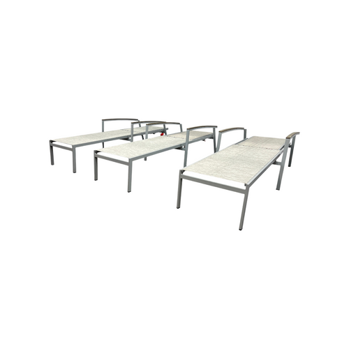 Oxford Garden Travira Outdoor Rust-Resistant Metal Chaise Lounge Set (Set of 3), image 8