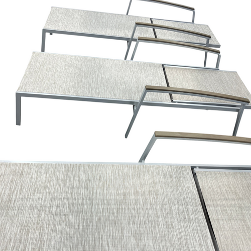 Oxford Garden Travira Outdoor Rust-Resistant Metal Chaise Lounge Set (Set of 3), image 10