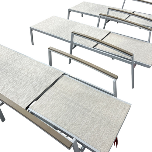 Oxford Garden Travira Outdoor Rust-Resistant Metal Chaise Lounge Set (Set of 3), image 11