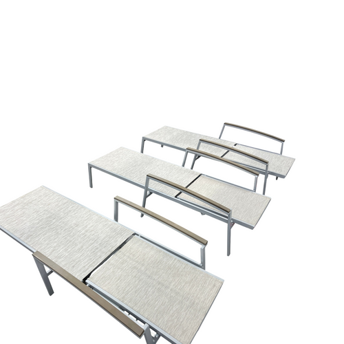 Oxford Garden Travira Outdoor Rust-Resistant Metal Chaise Lounge Set (Set of 3), image 12