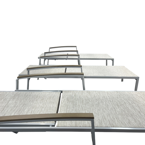 Oxford Garden Travira Outdoor Rust-Resistant Metal Chaise Lounge Set (Set of 3), image 15