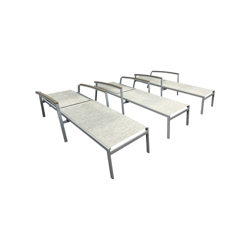 Oxford Garden Travira Outdoor Rust-Resistant Metal Chaise Lounge Set (Set of 3), image 17