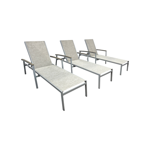Oxford Garden Travira Outdoor Rust-Resistant Metal Chaise Lounge Set (Set of 3), image 21
