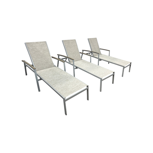 Oxford Garden Travira Outdoor Rust-Resistant Metal Chaise Lounge Set (Set of 3), image 22