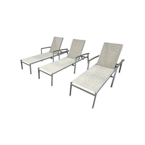 Oxford Garden Travira Outdoor Rust-Resistant Metal Chaise Lounge Set (Set of 3), image 24