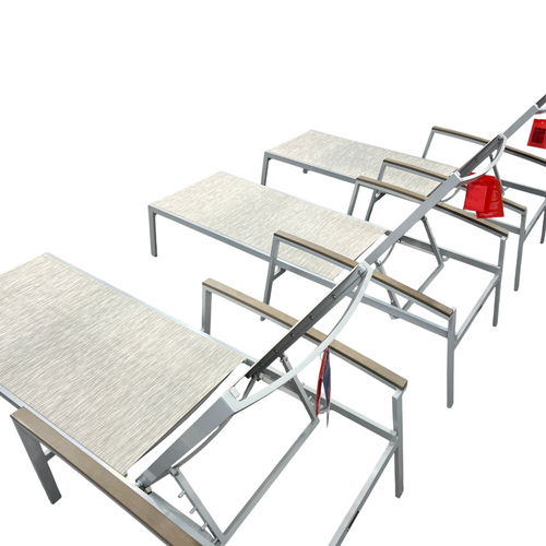 Oxford Garden Travira Outdoor Rust-Resistant Metal Chaise Lounge Set (Set of 3), image 26