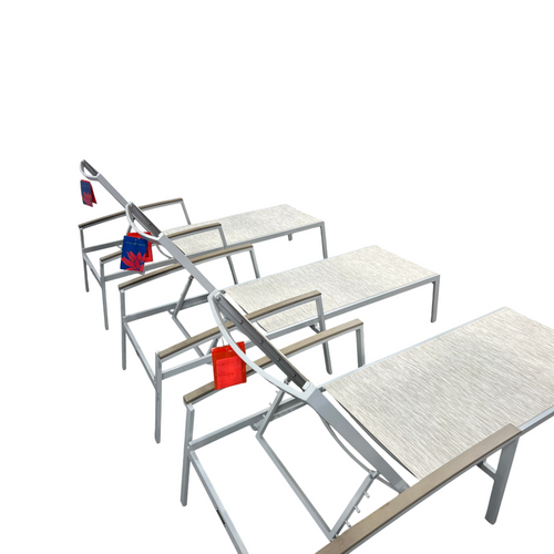 Oxford Garden Travira Outdoor Rust-Resistant Metal Chaise Lounge Set (Set of 3), image 27