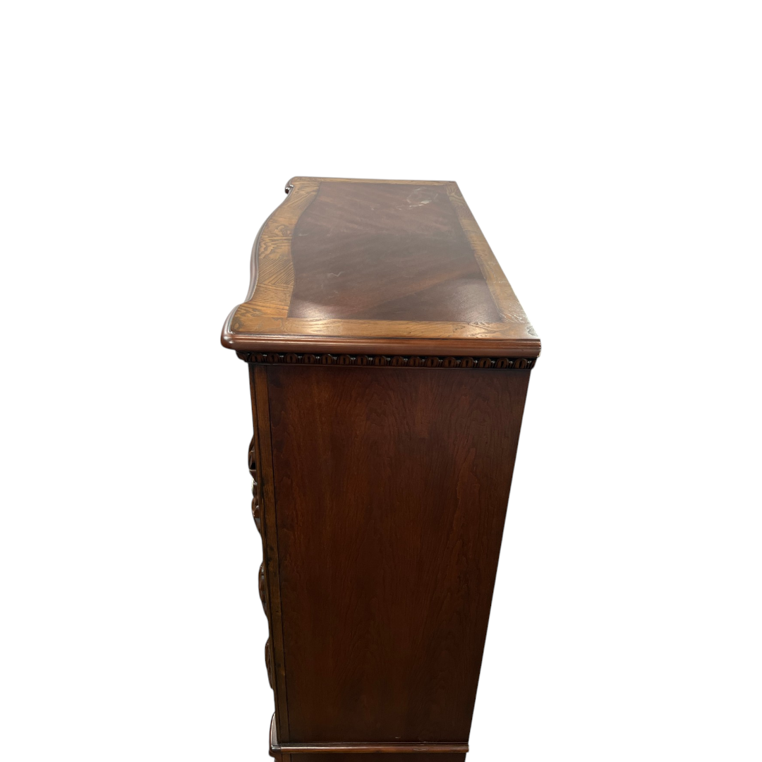 Best Master Furniture Bessy Traditional Cherry Wood 5-Drawer Chest