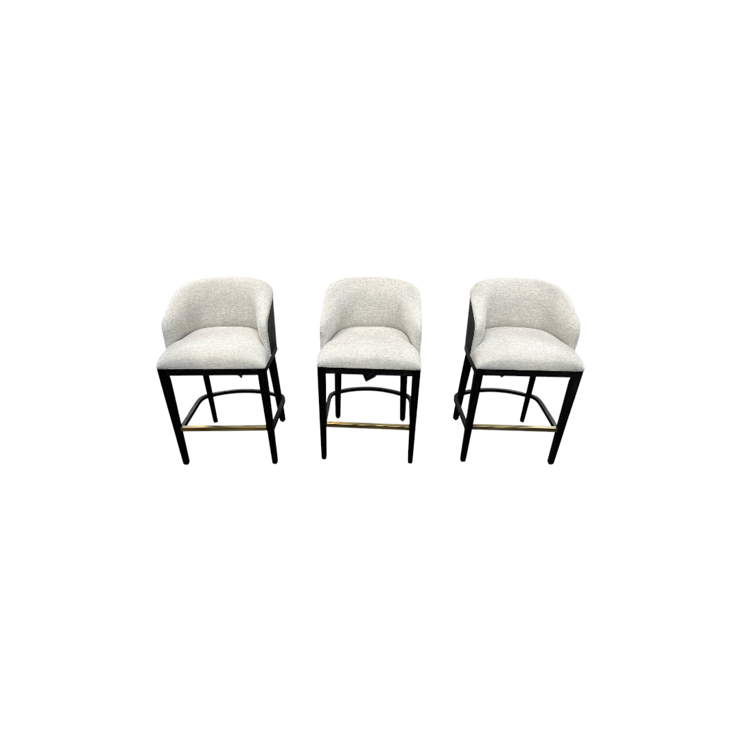 Hooker Furniture Curata Upholstered Bar Stool Set of 3