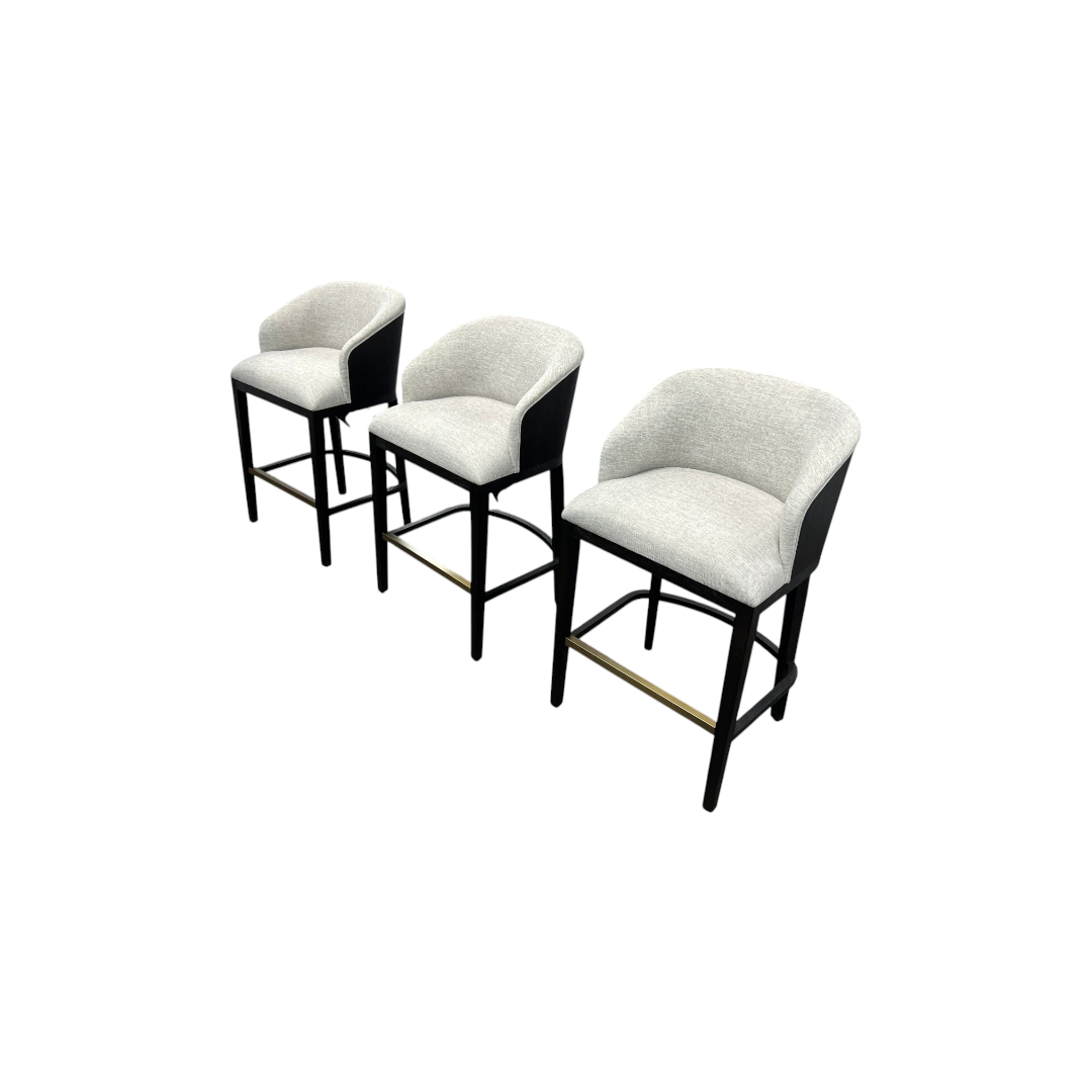 Hooker Furniture Curata Upholstered Bar Stool Set of 3