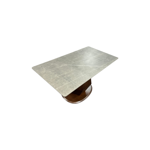 Hokku Designs Theolia Solid Wood Base Dining Table, image 3