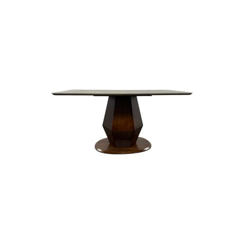 Hokku Designs Theolia Solid Wood Base Dining Table, image 4