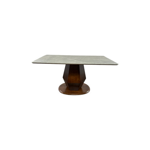 Hokku Designs Theolia Solid Wood Base Dining Table, image 7