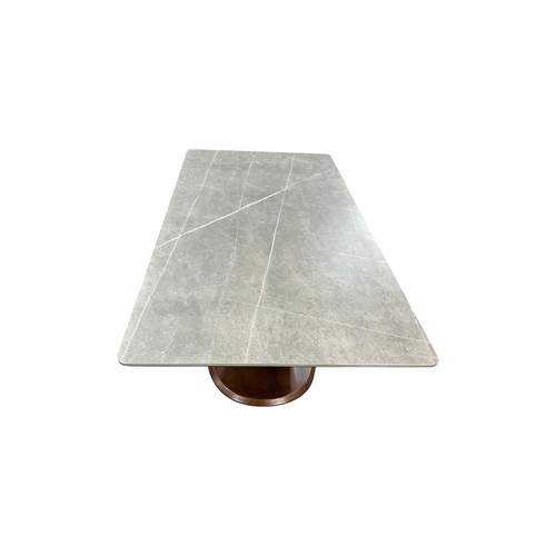 Hokku Designs Theolia Solid Wood Base Dining Table, image 10