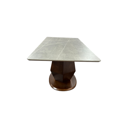 Hokku Designs Theolia Solid Wood Base Dining Table, image 11