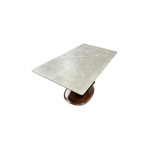Hokku Designs Theolia Solid Wood Base Dining Table, image 13