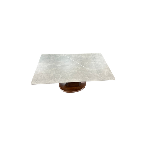 Hokku Designs Theolia Solid Wood Base Dining Table, image 14
