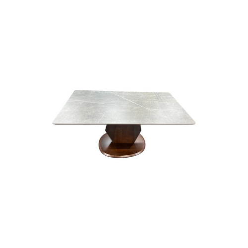 Hokku Designs Theolia Solid Wood Base Dining Table, image 15