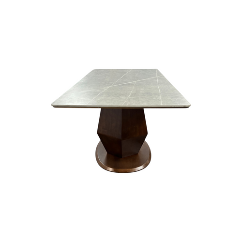 Hokku Designs Theolia Solid Wood Base Dining Table, image 19