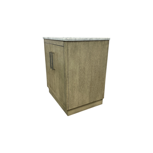 Water Creation Hugo Single Sink Pre-Assembled Mid-Century Style Bathroom Vanity With 1" Carrara White Marble Top, image 9