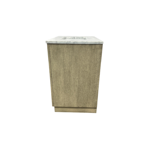 Water Creation Hugo Single Sink Pre-Assembled Mid-Century Style Bathroom Vanity With 1" Carrara White Marble Top, image 10