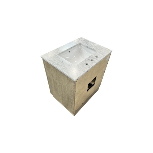 Water Creation Hugo Single Sink Pre-Assembled Mid-Century Style Bathroom Vanity With 1" Carrara White Marble Top, image 13