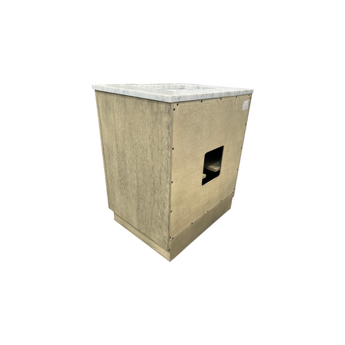 Water Creation Hugo Single Sink Pre-Assembled Mid-Century Style Bathroom Vanity With 1" Carrara White Marble Top, image 14