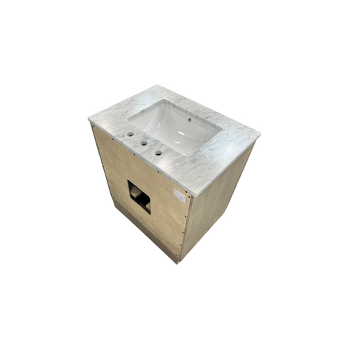 Water Creation Hugo Single Sink Pre-Assembled Mid-Century Style Bathroom Vanity With 1" Carrara White Marble Top, image 17