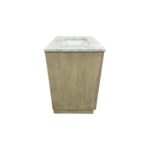 Water Creation Hugo Single Sink Pre-Assembled Mid-Century Style Bathroom Vanity With 1" Carrara White Marble Top, image 18