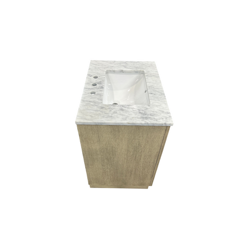 Water Creation Hugo Single Sink Pre-Assembled Mid-Century Style Bathroom Vanity With 1" Carrara White Marble Top, image 19