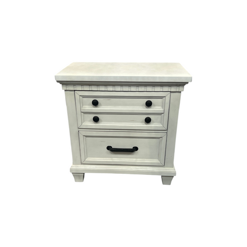 Millwood Pines Aleydis 2-Drawer Nightstand with USB, image 2