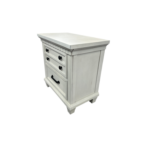 Millwood Pines Aleydis 2-Drawer Nightstand with USB, image 6
