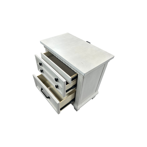 Millwood Pines Aleydis 2-Drawer Nightstand with USB, image 21
