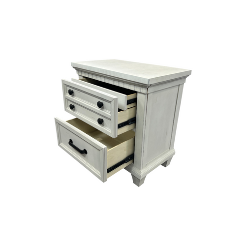 Millwood Pines Aleydis 2-Drawer Nightstand with USB, image 22