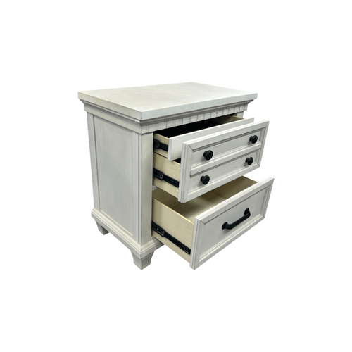 Millwood Pines Aleydis 2-Drawer Nightstand with USB, image 23