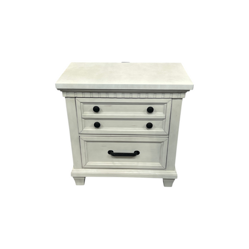 Millwood Pines Aleydis 2-Drawer Nightstand with USB, image 24