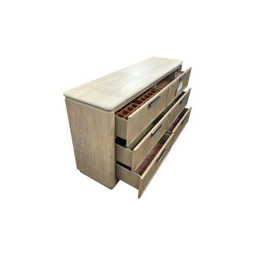 AllModern Marielle Dresser - Rope Drawer Fronts - Toffee, image 21