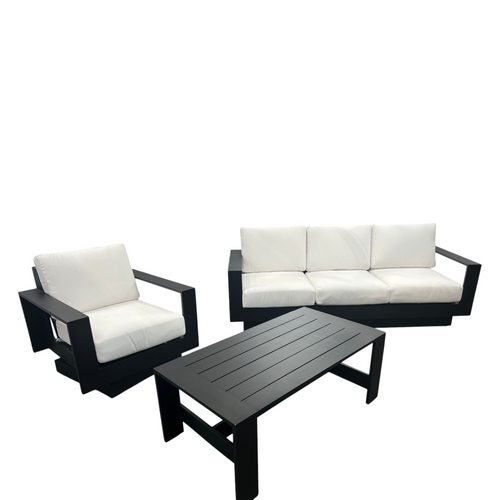 Joss & Main Sterling 3-Piece Outdoor Seating Group with Swivel Chair and Sunbrella Cushions, image 13