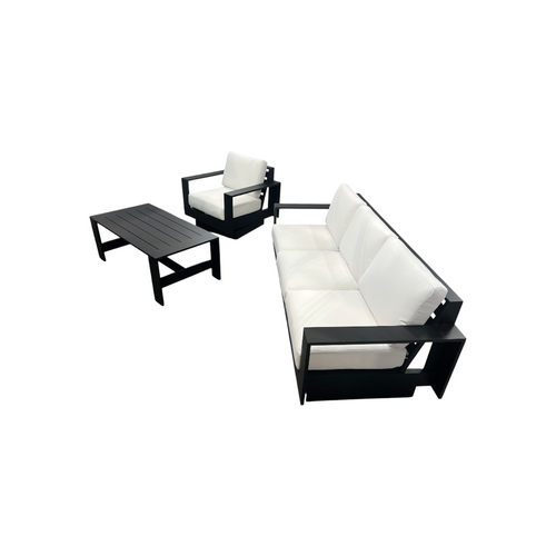 Joss & Main Sterling 3-Piece Outdoor Seating Group with Swivel Chair and Sunbrella Cushions, image 11