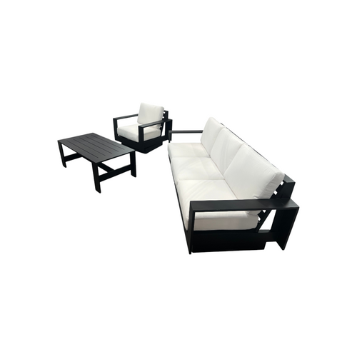 Joss & Main Sterling 3-Piece Outdoor Seating Group with Swivel Chair and Sunbrella Cushions, image 12
