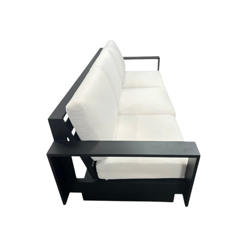 Joss & Main Sterling 3-Piece Outdoor Seating Group with Swivel Chair and Sunbrella Cushions, image 16