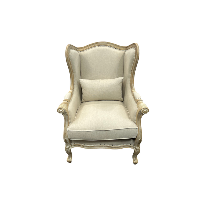 Zentique Upholstered Wingback Chair, image 3