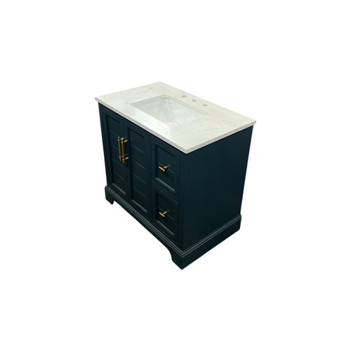 Vanity Art Madison Single Sink 2 Door and Drawer Bathroom Vanity with Top, image 7
