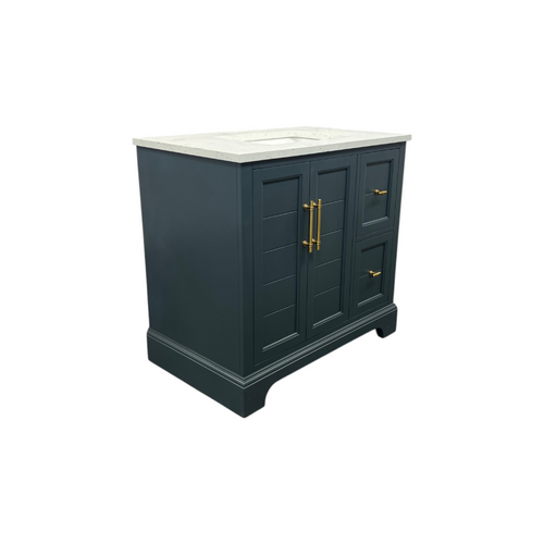 Vanity Art Madison Single Sink 2 Door and Drawer Bathroom Vanity with Top, image 17